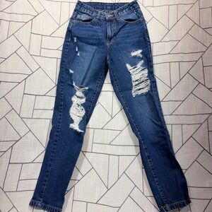 Once Upon a Time‎ Jeans for Queens High Rise Distressed Skinny Jeans Women's 3